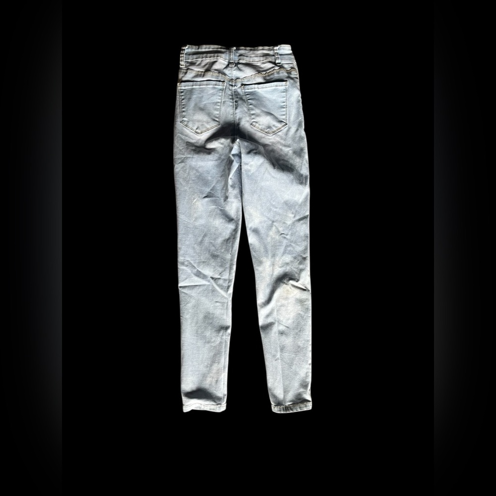 ✨Light wash high-waisted straight-leg jeans✨ - Picture 2 of 5